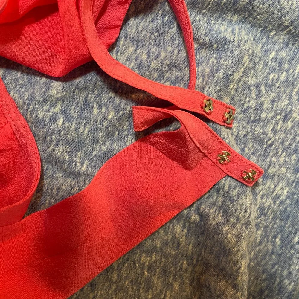 Annie Griffin Womens 100% Silk Poly Lined Razor Back Tank sz M No Labels NWOT - Picture 4 of 6